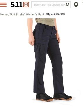 5.11 Stryke Women’s Tactical Cargo Pants - black size 10